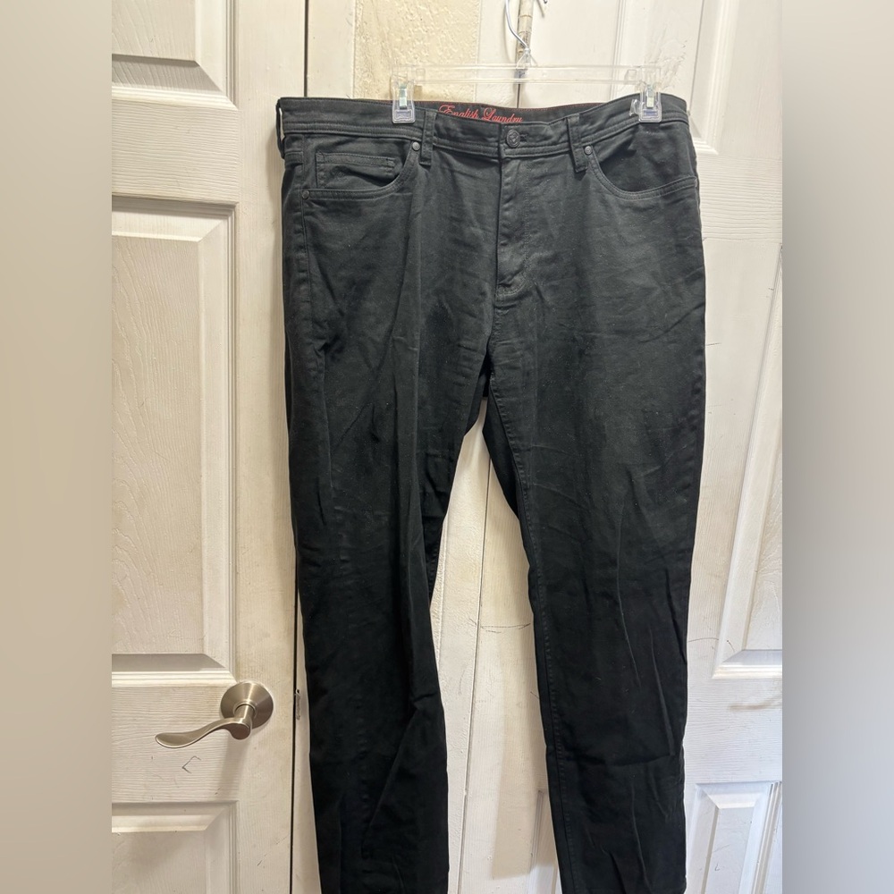 English Laundry Black and Red Detail Pants